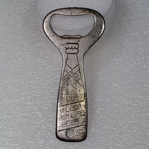 VINTAGE MILLER HIGH LIFE BOTTLE OPENER, 1940'S ERA - Picture 1 of 4